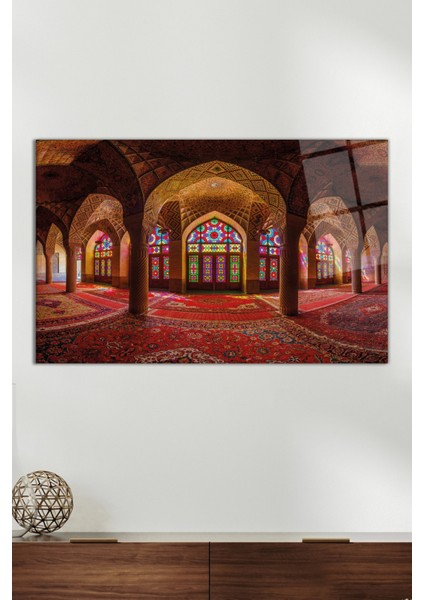Iran Cami Dini Islami Cam Tablo, Modern Ev Ofis Dekoru, Hediyelik Duvar Dekorasyonu, Kırılmaz Cam
