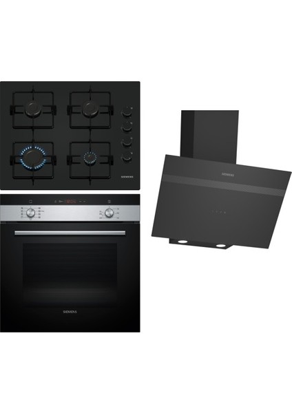 Siyah Ankastre Set (HB134FES3T-EO6C6PP30O-LC64KPJ60T)