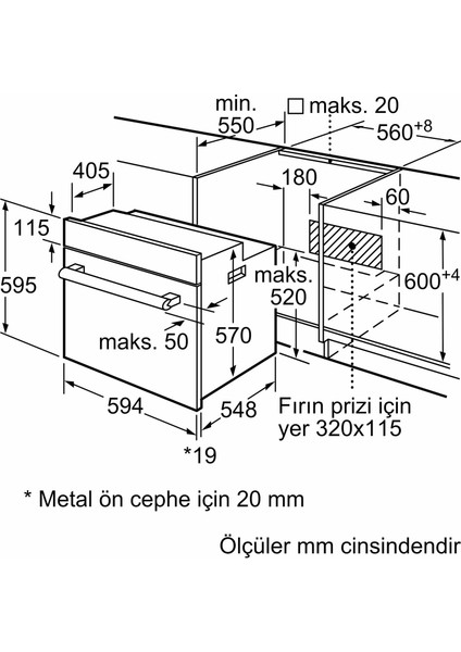Siyah Ankastre Set (HB134FES3T-EO6C6PP30O-LC64KPJ60T)