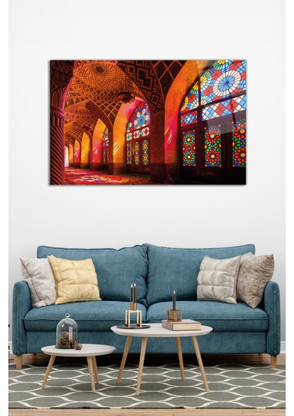 Iran Nasr El-Mülk Cami Cam Tablo, Modern Ev Ofis Dekoru, Hediyelik Duvar Dekorasyonu, Kırılmaz Cam modelleri