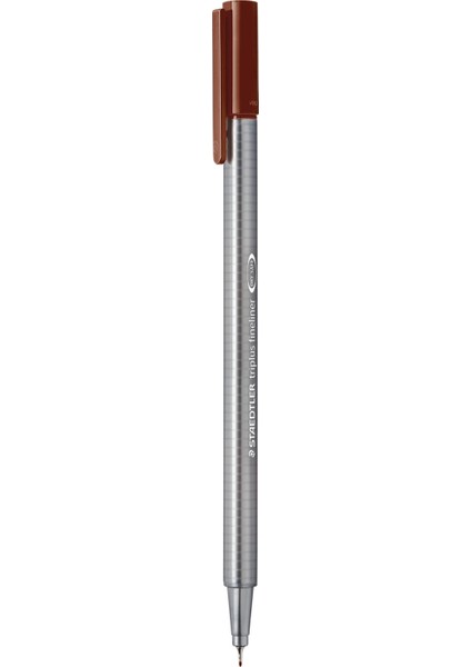 & WizDesign 334 Triplus Fineliner – 0.3 Mm, Tek Renk 10’lu Kutu (Siyah, Kırmızı, Mavi, Turuncu, Yeşil, Fuşya, Kahverengi, Gri)