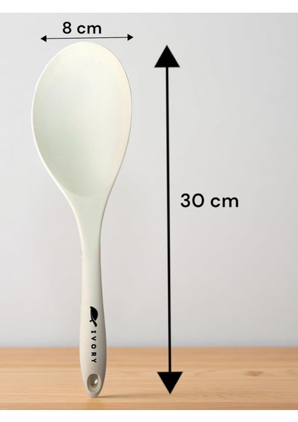 Isıya Dayanıklı Silikon Kevgir Kepçe Spatula Kaşık Seti (30-28-22-20 Cm) 6 Parça fiyatları