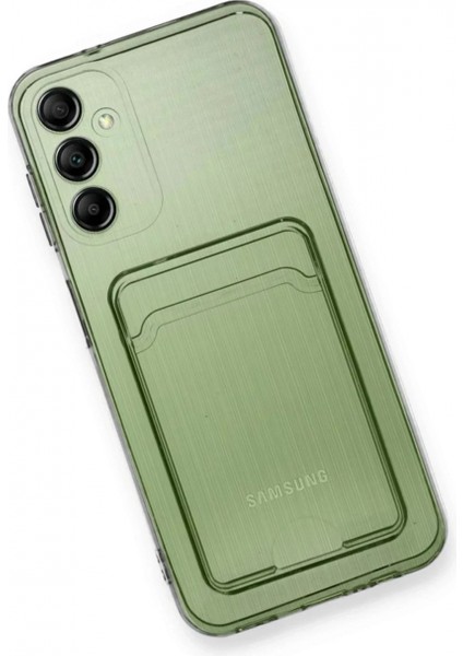 Samsung Galaxy A55 5g Kılıf Kart Şeffaf Silikon - Şeffaf modelleri