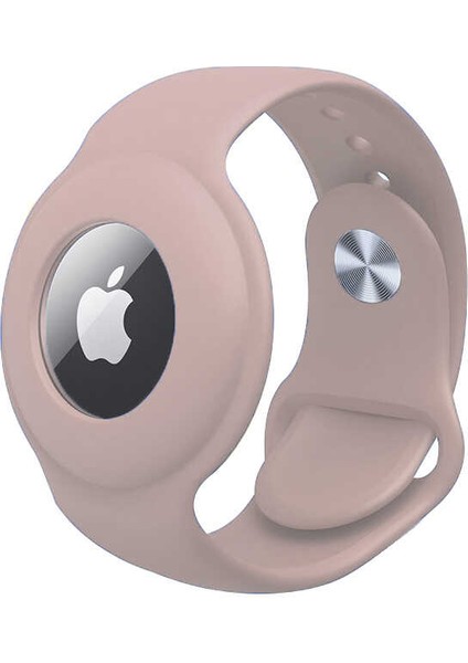 Uyumlu Airtag Anahtarlık Kordon Vlmr - Pembe Açık