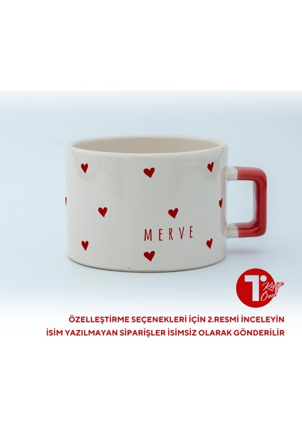 Kalpli Isimli Minimalist Fincan