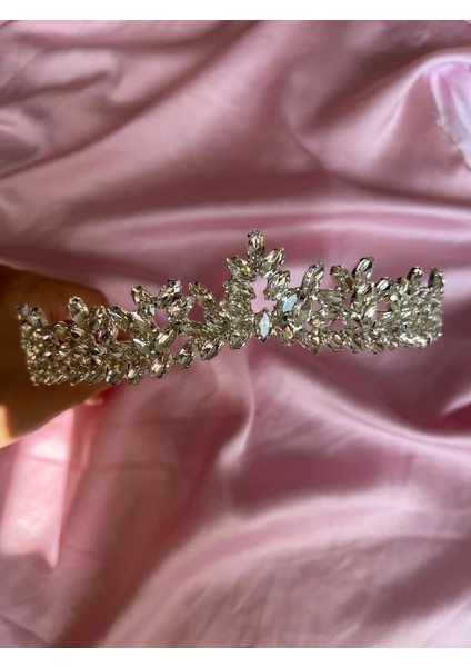 D06 Gelin Tacı Baget Model Nikah Taç Nişan Tacı Işıltılıtaç Taşlı Taç Zarif Taç fiyatları