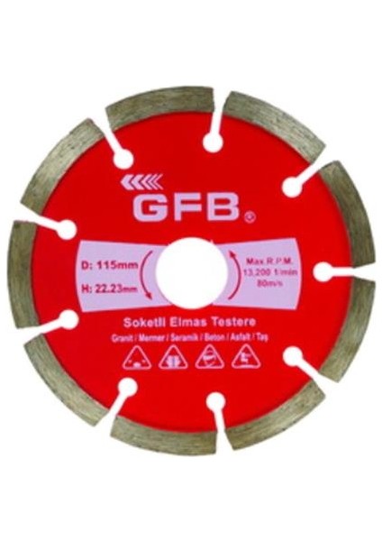 Soketli Elmas Testere 180 mm