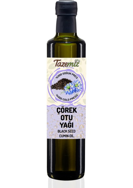 Çörek Otu Yağı Soğuk Sıkım 500 ml