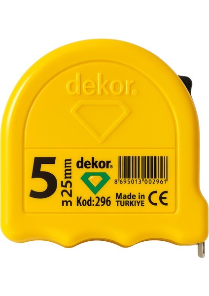 Şerit Metre 5m x 25MM – Dayanıklı ve Uzun Ömürlü
