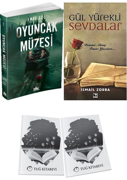 Gül Yürekli Sevdalar ve Guardian Yayınları Oyuncak Müzesi Emre Gül 2li Set + Hediyeli