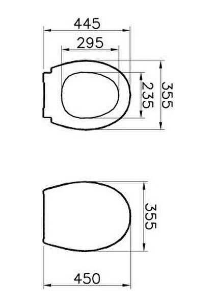 Yavaş Kapanır Duroplast Klozet Kapağı 84-003-009 fiyatları