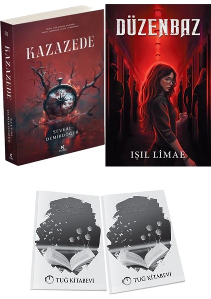 Düzenbaz ve Pukka Yayınları Kazazede 3 Şevval Demirdöğer 2li Set + Hediyeli