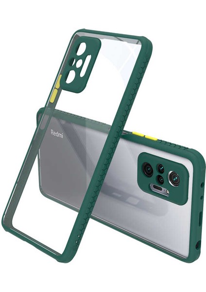 Xiaomi Redmi Note 10 Pro Kılıf ​​vlmr Kaff Kapak-Koyu Yeşil
