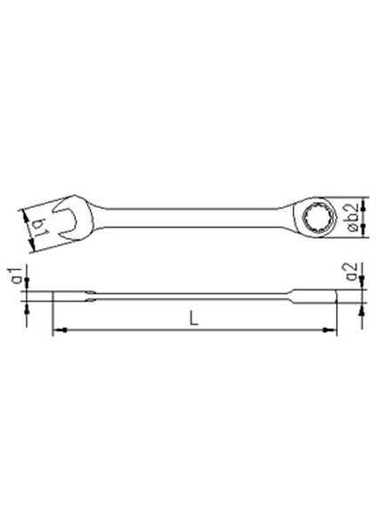0340 Cırcır Kombine Anahtar 15 mm fiyatları