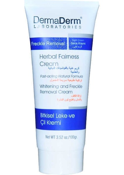 Cilt Beyazlatıcı Gece Kremi 100 gr