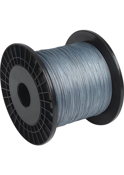 0.24 mm X8-8 Katlı 1000 Metre,22.4 kg Çeker ,gri Renkli Ip,örgü,ipek Misina