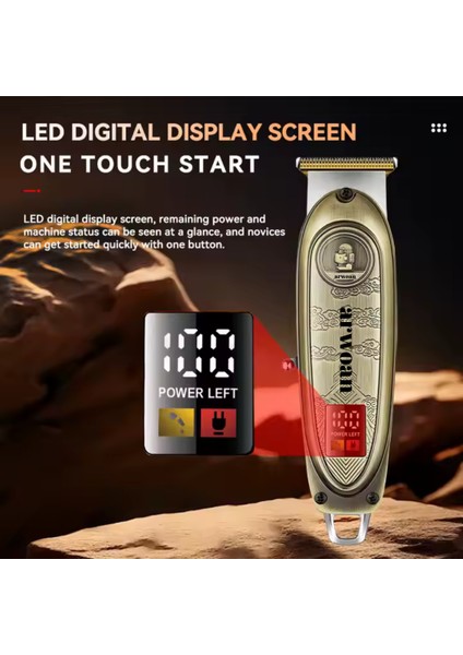 Profesyonel Saç ve Sakal Kesimi Için Dayanıklı ve Şık Tıraş Makinesi modelleri