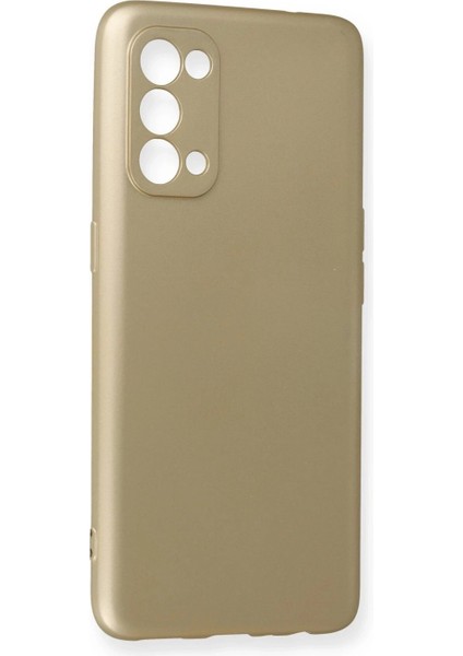Oppo Reno 5 Pro Kılıf First Silikon - Gold fiyatları