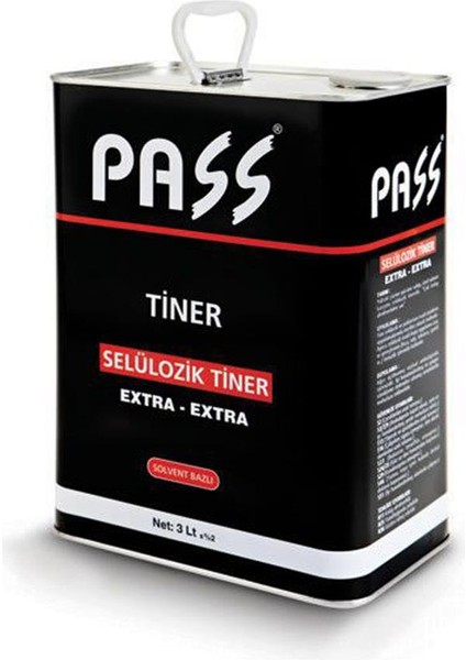 Pass Eko Selülozik Tiner Galon 2.2 Lt - 2500 ml