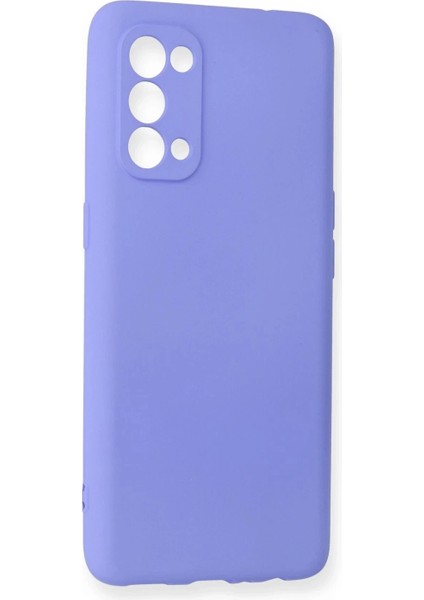 Oppo Reno 5 Kılıf First Silikon - Lila fiyatları