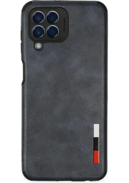 Samsung Galaxy M33 Kılıf Loop Deri Silikon - Lacivert
