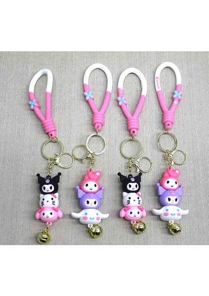 Hello Kitty ve Arkadaşları Silikon Anahtarlık