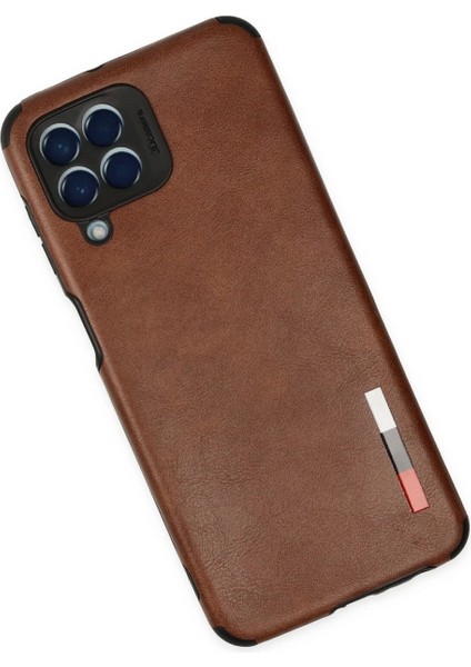 Samsung Galaxy M33 Kılıf Loop Deri Silikon - Kahverengi fiyatları