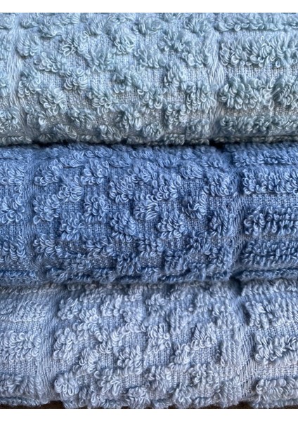 Atlas 3’lü Banyo Havlu Seti – 100X150 cm %100 Pamuk, Yumuşak Dokulu, Örgü Desen. modelleri