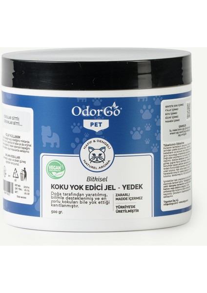 Pet Koku Giderici Jel Yedeği (500GR.)