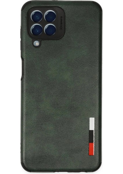 Samsung Galaxy M33 Kılıf Loop Deri Silikon - Yeşil