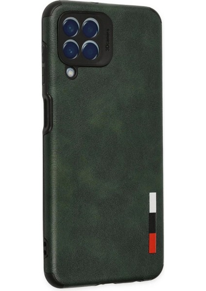 Samsung Galaxy M33 Kılıf Loop Deri Silikon - Yeşil modelleri