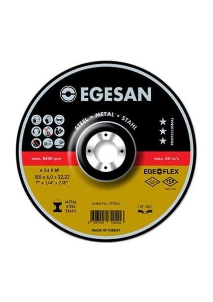 Metal Taşlama Taşı 115X6 Pro Seri