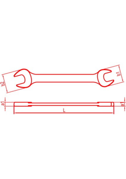 0130 Iki Ağız Anahtar Uzun Boy 36X41 mm fiyatları