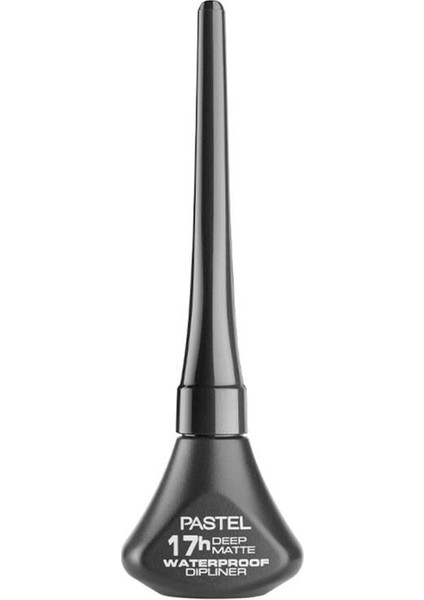 Dipliner Suya ve Tere Dayanıklı Derin Mat Siyah 4,5 ml Hassas Uçlu Profesyonel Eyeliner