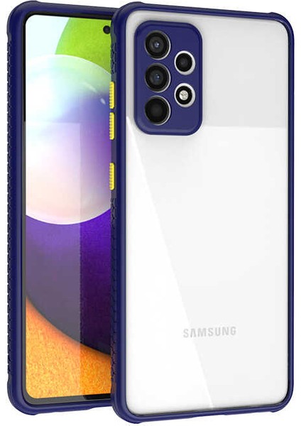 Galaxy A52 Kılıf ​​vlmr Kaff Kapak-Lacivert