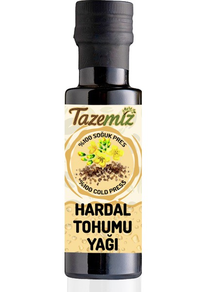 Hardal Tohumu Yağı - Soğuk Pres