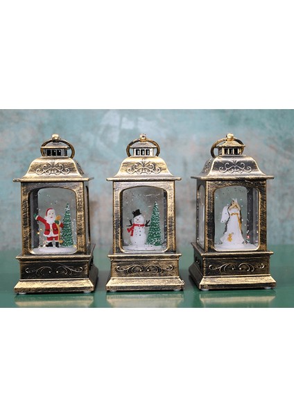 Yılbaşı Temalı Işıklı Müzikli Kar Küresi ALK3223 - Lisinya