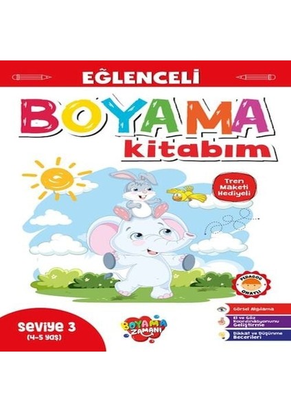 Eğlenceli Boyama - Seviye 3 (4-5 Yaş)