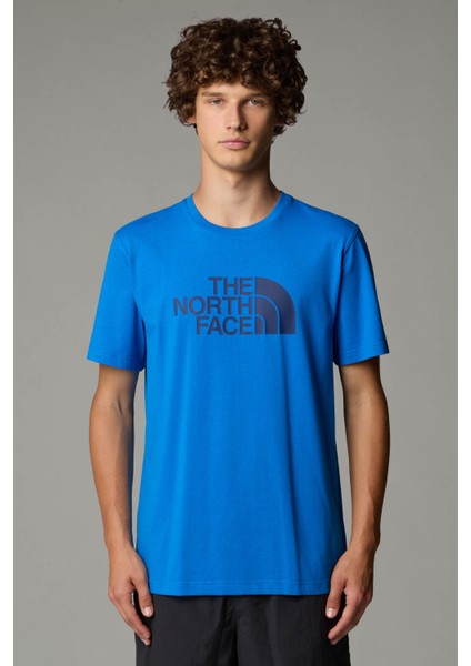 M SS EASY TEE Mavi Erkek Kısa Kol T-Shirt