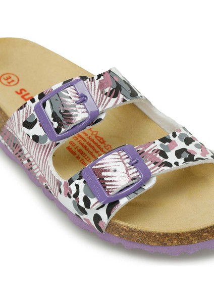 800111-1110-2 Beyaz Kız Çocuk Terlik