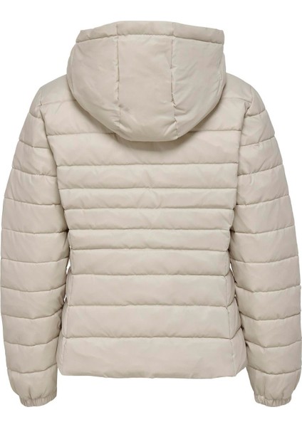 ONLTAHOE HOOD JACKET OTW Gri Kadın Ceket modelleri