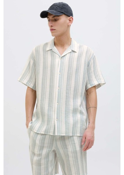 JOREASTER PATRAS RESORT Beyaz Erkek Gömlek