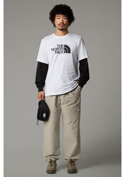 M SS EASY TEE Beyaz Erkek Kısa Kol T-Shirt modelleri