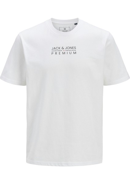 JPRBLUATLAS SS TEE Beyaz Erkek Kısa Kol T-Shirt