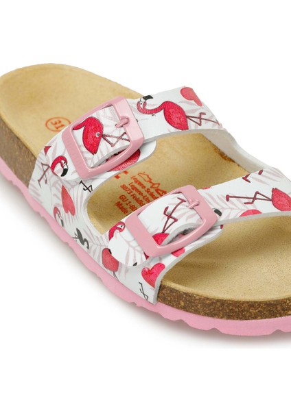 800111-1130-2 Beyaz Kız Çocuk Terlik