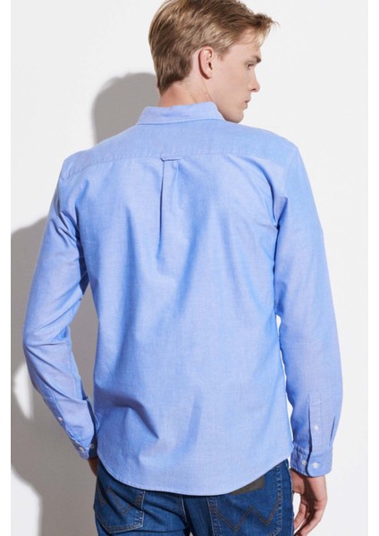 Uzun Kollu Gömlek Mavi Erkek Gömlek fiyatları
