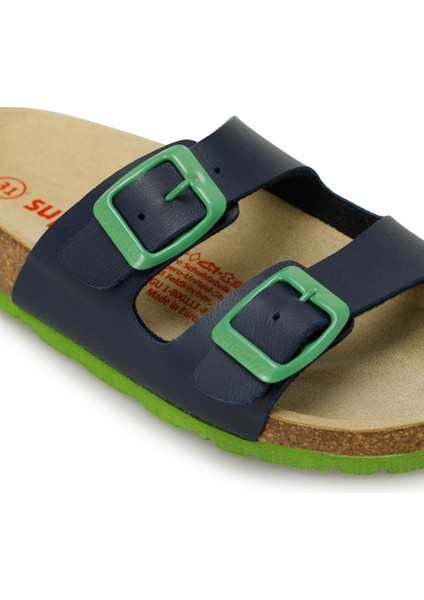 800111-8210-2 Mavi Erkek Çocuk Terlik