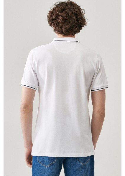 SS Kısa Kollu Pique Po Beyaz Erkek Kısa Kol T-Shirt fiyatları