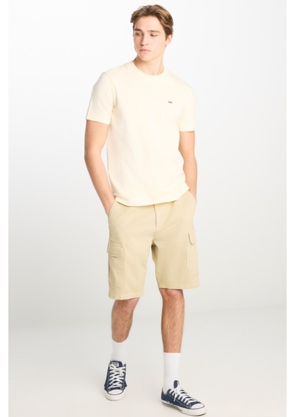 Kargo Chino Şort Bej Erkek Şort