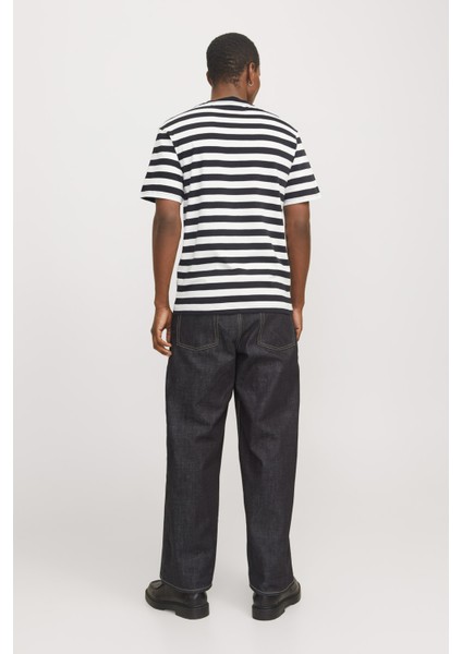 JORVESTERBRO NEWTON STRIP Siyah Erkek Kısa Kol T-Shirt modelleri